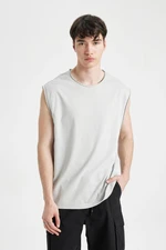 DEFACTO Boxy Fit Crew Neck Undershirt