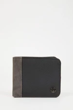 DEFACTO Men's Faux Leather Wallet