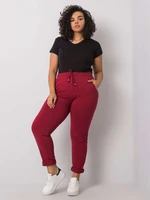 Sweatpants-RV-DR-6300.19-burgundy