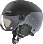 UVEX Wanted Visor Pro V Black/Silver Mat 54-58 cm Casque de ski