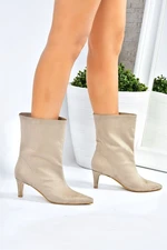 Fox Shoes Women's Ten Suede Short Heel Boots