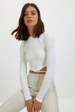 Dámsky crop top Trendyol Tie detailed