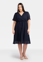 Dámske šaty Karko Karko_Dress_U392_Navy_Blue