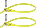 Hiplok Z Lok Twin Pack Lime Câble en acier-Serrure