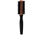 Dřevěný kulatý foukací kartáč s kančími a nylonovými štětinami Varis Boar Brush Small - 25 mm + dárek zdarma