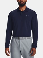 Under Armour UA Performance 3.0 LS Polo triko Modrá