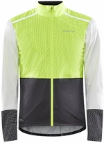 Craft ADV Bike Hydro Lumen M Chaqueta Flumino/Ash White S Chaqueta de ciclismo, chaleco