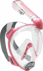 Cressi Duke Dry Full Face Mask Pink Transparent M/L Máscara de buceo