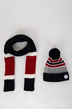 DEFACTO Boy's 2-Piece Scarf and Beret Set