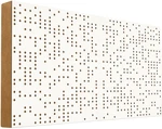 Mega Acoustic FiberPRO120 Binary Diffuser Negative White/Light Brown Chłonny panel z drewna