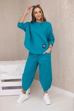 Punto nautical sweatshirt and pants set