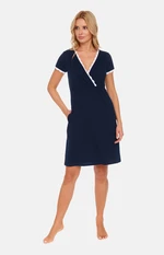 Doctor Nap Woman's Nightshirt TCB.5146 Navy Blue