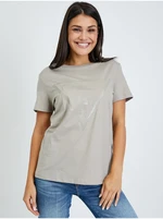 Grey Women's T-Shirt Guess Adele - Women