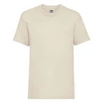 Beige Baby Cotton T-shirt Fruit of the Loom