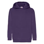 Purple children's sweatshirt Classic kangaroo Fruit of the Loom