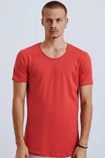 Red men's T-shirt Dstreet