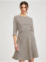 Brown checkered dress ORSAY - Ladies