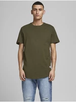 Khaki Mens Basic T-Shirt Jack & Jones Noa - Men