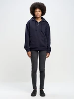 Big Star Woman's Zip hoodie Sweat 171368 Blue-403