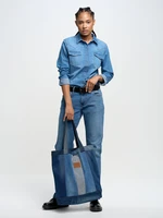 Big Star Woman's Shirt Shirt 141814  Denim-239