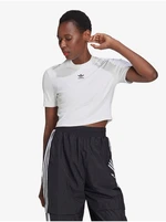 White Women's Rib T-Shirt adidas Originals - Women