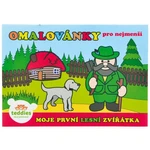 Omaľovánky Moje prvé lesné zvieratká 8 listov