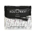 KOLORKY NIGHT - M (5-8 kg) noční jednorázové eko plenky 21 ks