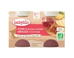 Babybio Jablko s granátovým jablíčkem 2x130 g