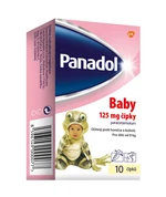 Panadol Baby 125 mg čípky 10 ks