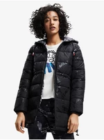 Black Desigual Aarhus Women's Winter Jacket - Ladies