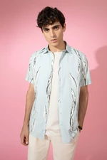 DEFACTO Modern Fit Printed Short Sleeve Shirt