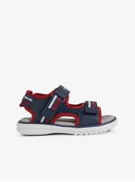 Red and blue boys sandals Geox Maratea - Boys