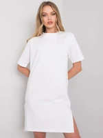 RUE PARIS Basic white dress