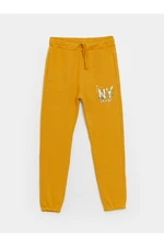 LC Waikiki Boy's Jogger Sweatpants with Printed Elastic Waist