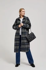 Long checkered coat