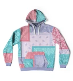 Mr. GUGU & Miss GO Man's Colourful Bandana Hoodie OVS-M 2395