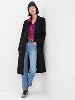 Black women's wool coat GAP