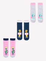 Gyermek zokni Yoclub Yoclub_3Pack_Socks_SKA-0038G-AA00_Multicolour