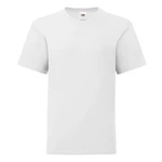 White children's t-shirt in combed cotton Fruit of the Loom