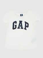 Set of girls' T-shirt, dress and leggings in blue and white GAP