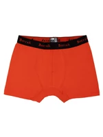 Orange men's boxer shorts