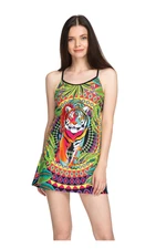 Dagi Black Tiger Pattern Tankini