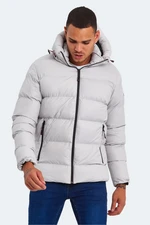 Slazenger HANK Men's Jackets &; Coats Stone Gray