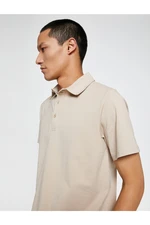 Koton Basic T-Shirt Polo Neck Cotton