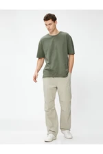 Koton Basic T-Shirt Crew Neck Short Sleeve Cotton