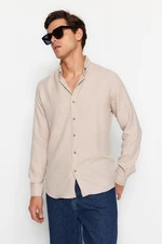 Trendyol Beige Men's Regular Fit Shirt