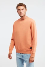 GRIMELANGE Travis Orange Crewneck Sweatshir