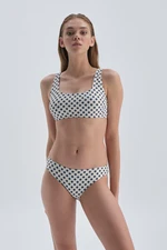 Dagi Bikini Top - Blue - Polka dot