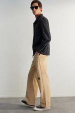 Trendyol Limited Edition Mink Men's Premium Loose Fit Trousers