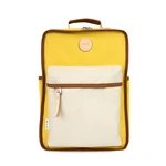 Himawari Unisex's Backpack Tr23196-1 Brown/Yellow